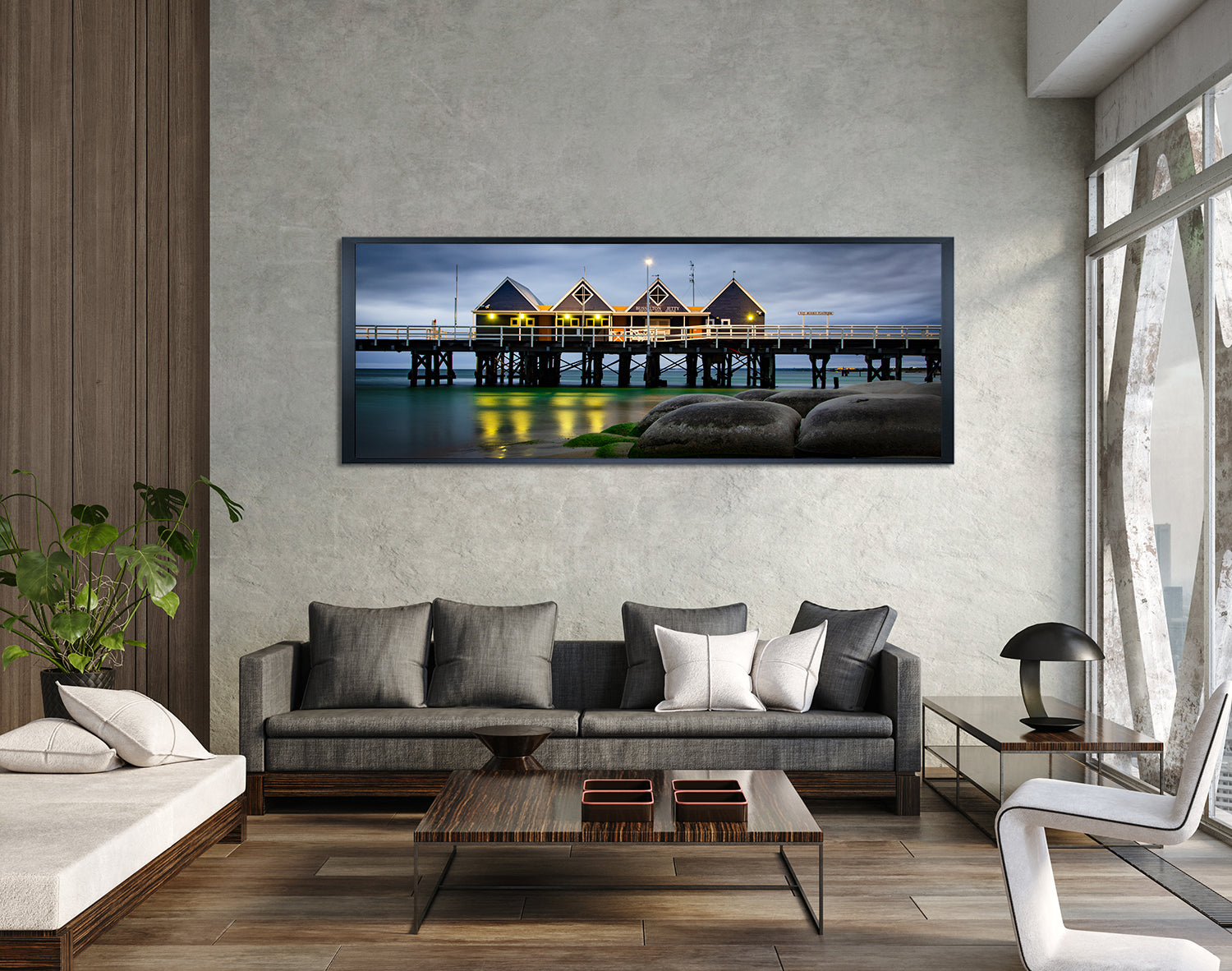 Stormy Winter Busselton Jetty (7353)