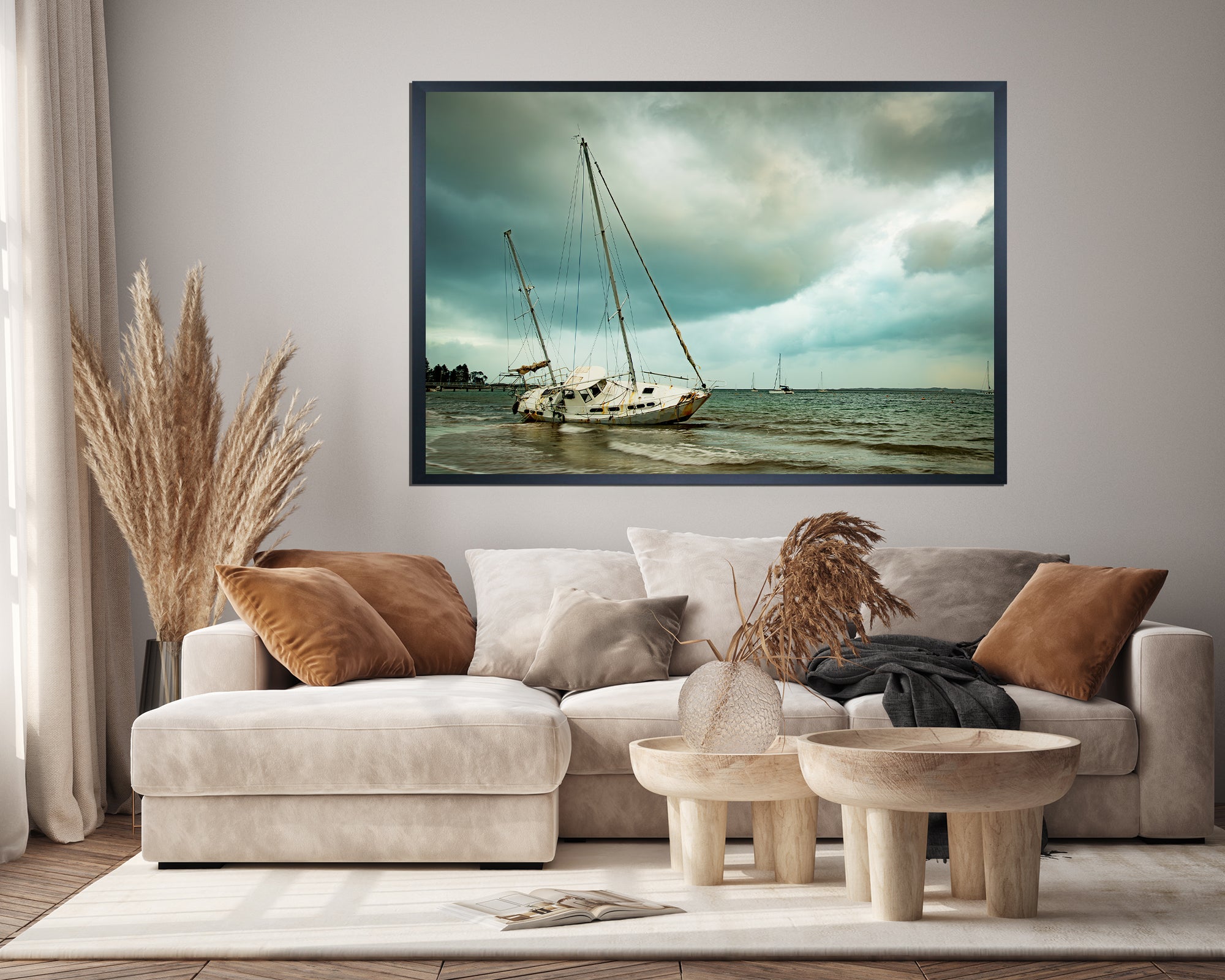 Resting Yacht Rockingham Foreshore