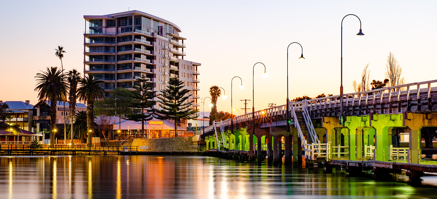 Old Mandurah Bridge Acrylic Block