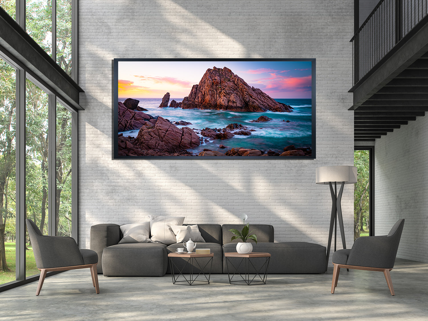 Vibrant Sugarloaf Rock Summer Sunset (3229)