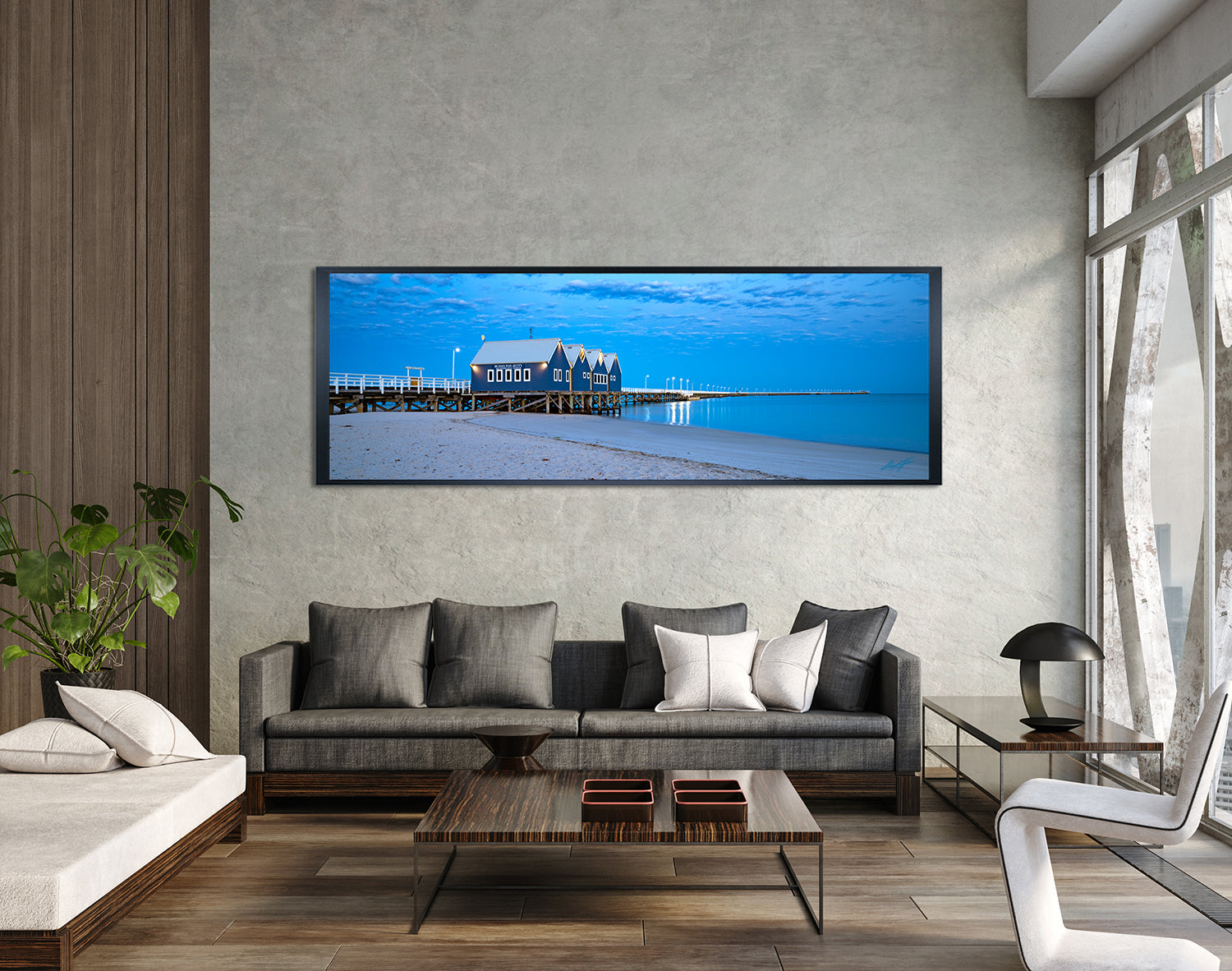 Blue Morning of Busselton Jetty (3322)
