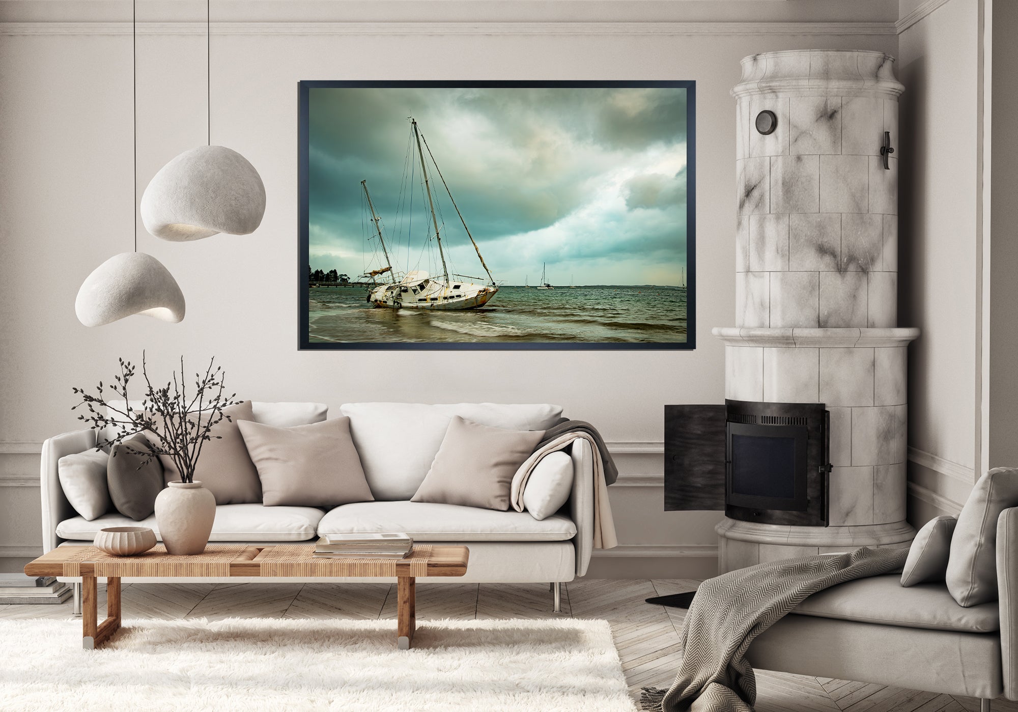 Resting Yacht Rockingham Foreshore