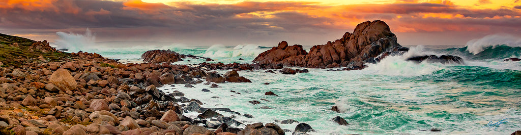 Dunsborough Coastline Cape Naturaliste Acrylic Block (1249)