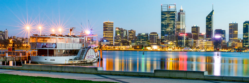 South Perth Western Australia Acrylic Block (1273)