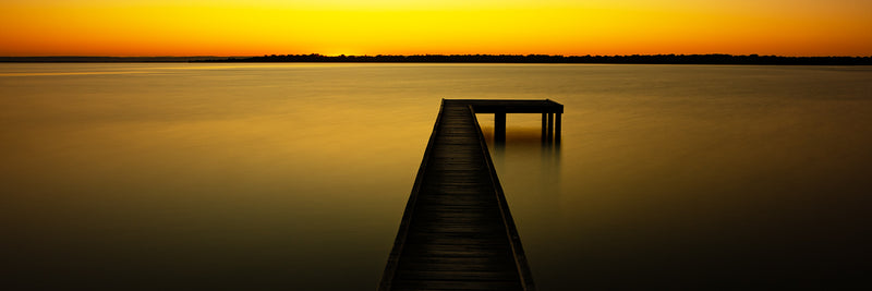 The Glow At The End of The Jetty Acrylic Block (2535)