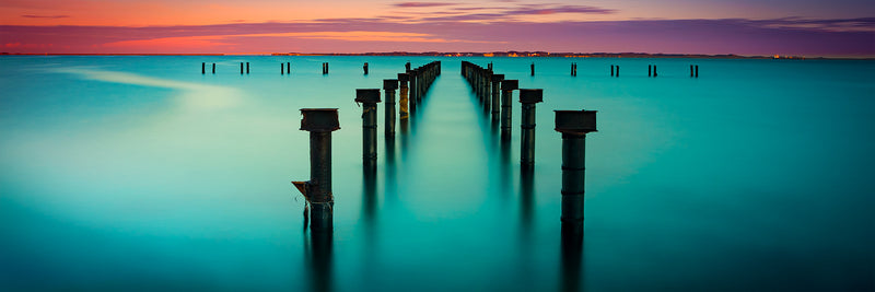 Kwinana Beach Jetty WA Acrylic Block (3306)