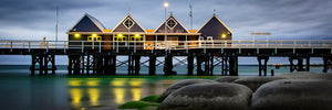 Stormy Winter Busselton Jetty Acrylic Block (7353)