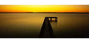 The Glow At The End Of The Jetty Greeting Cards 10 Pack