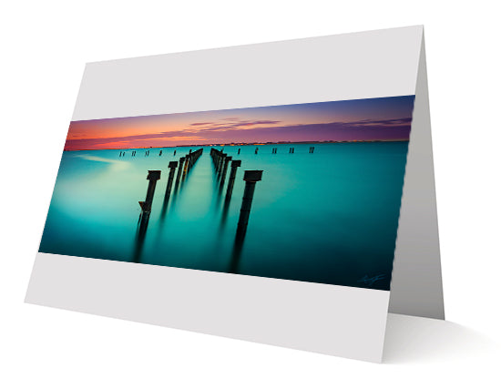 Kwinana Beach Jetty Greeting Cards 10 Pack